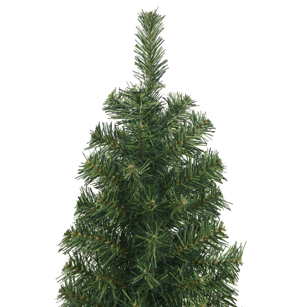 vidaXL zöld PVC vékony műkarácsonyfa állvánnyal 240 cm