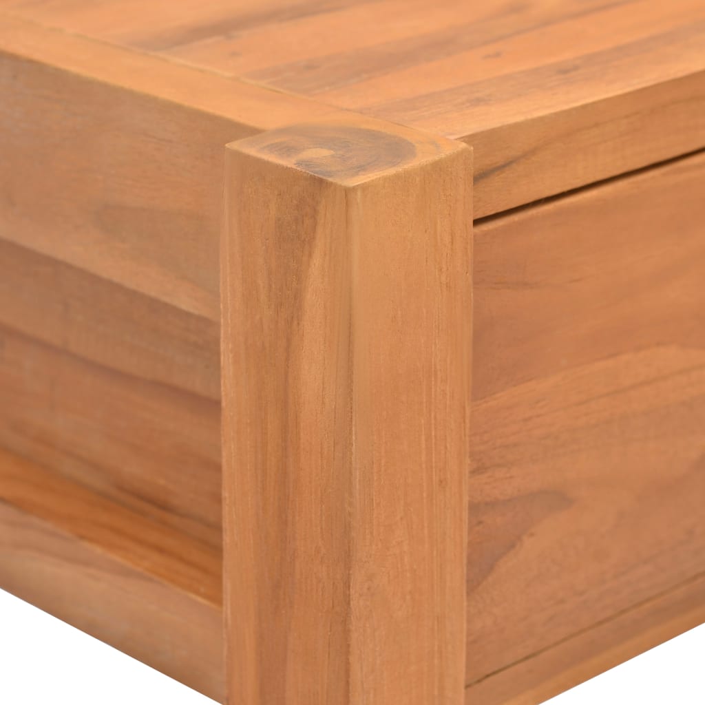 vidaXL újrahasznosított tíkfa íróasztal 2 fiókkal 100 x 40 x 75 cm