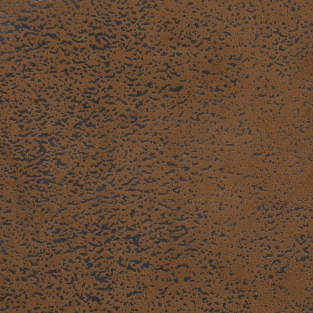 vidaXL barna műbőr pad háttámlával 120x62x75,5 cm