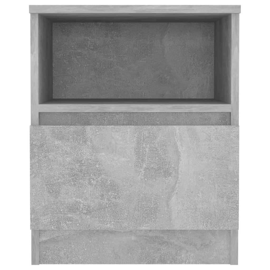 vidaXL betonszürke forgácslap éjjeliszekrény 40 x 40 x 50 cm