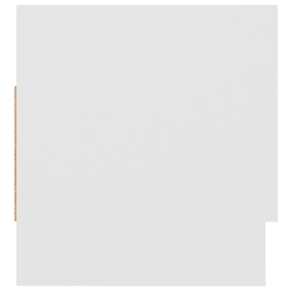 vidaXL fehér forgácslap ruhásszekrény 70 x 32,5 x 35 cm