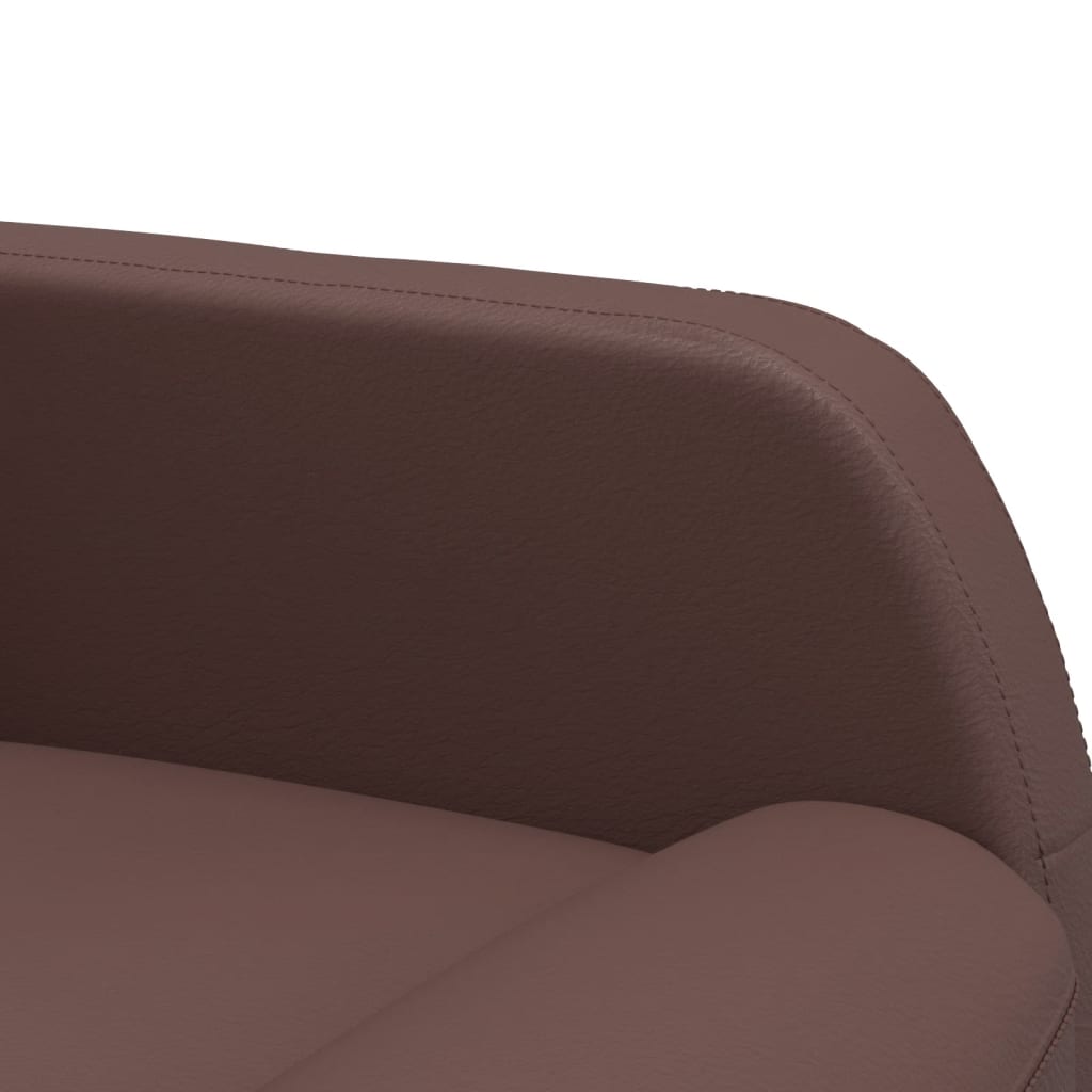 vidaXL barna műbőr dönthető elektromos fotel