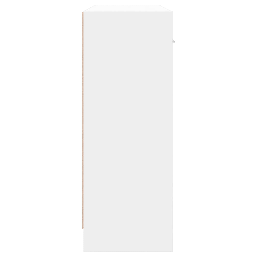 vidaXL fehér szerelt fa tálalószekrény 91 x 28 x 75 cm
