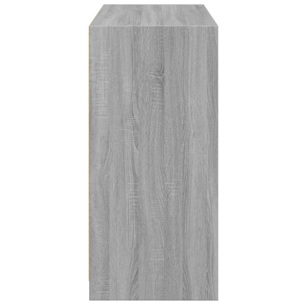 vidaXL szürke sonoma színű szerelt fa ruhásszekrény 77 x 48 x 102 cm