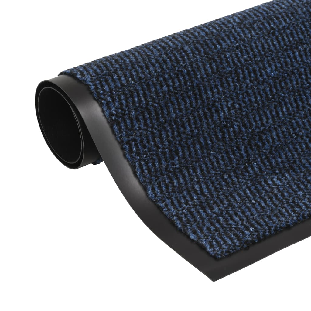 vidaXL kék négyszögletes szennyfogó szőnyeg 120 x 180 cm
