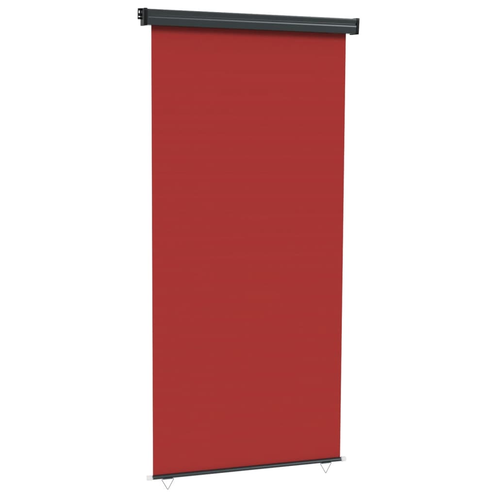 vidaXL piros oldalsó terasznapellenző 122 x 250 cm