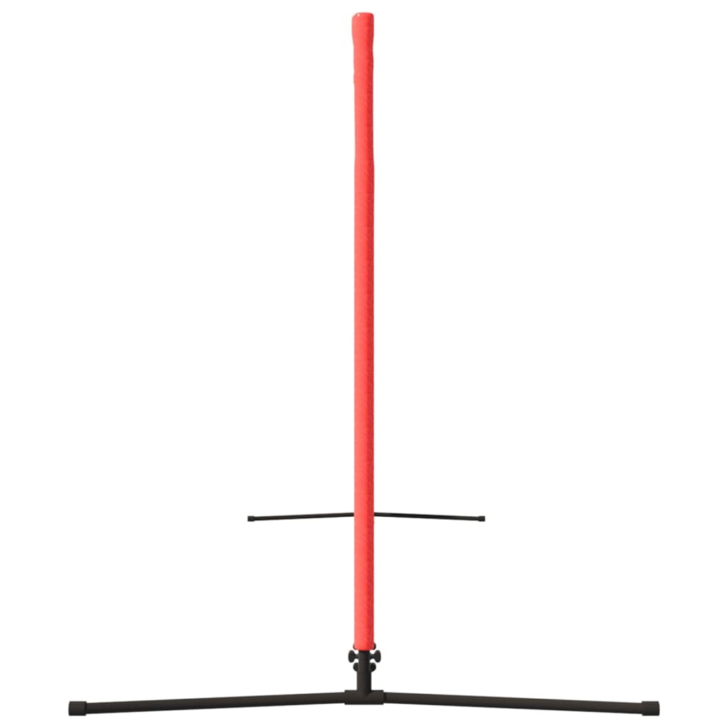 vidaXL fekete és piros poliészter teniszháló 300x100x87 cm