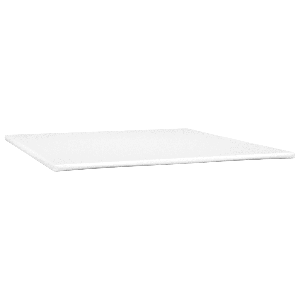 vidaXL sötétbarna szövet rugós ágy matraccal 180 x 200 cm