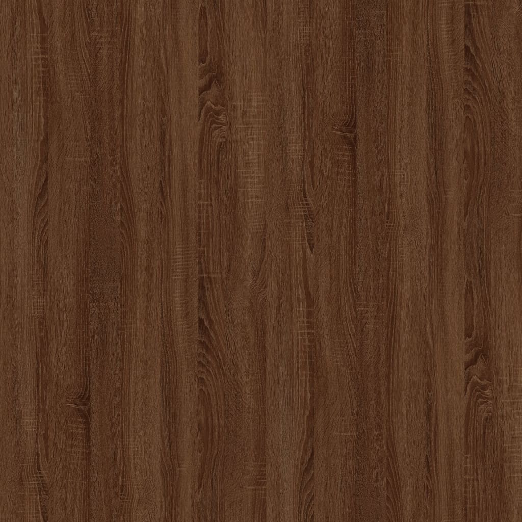 vidaXL 2 db barna tölgyszínű szerelt fa kisasztal 50 x 46 x 35 cm