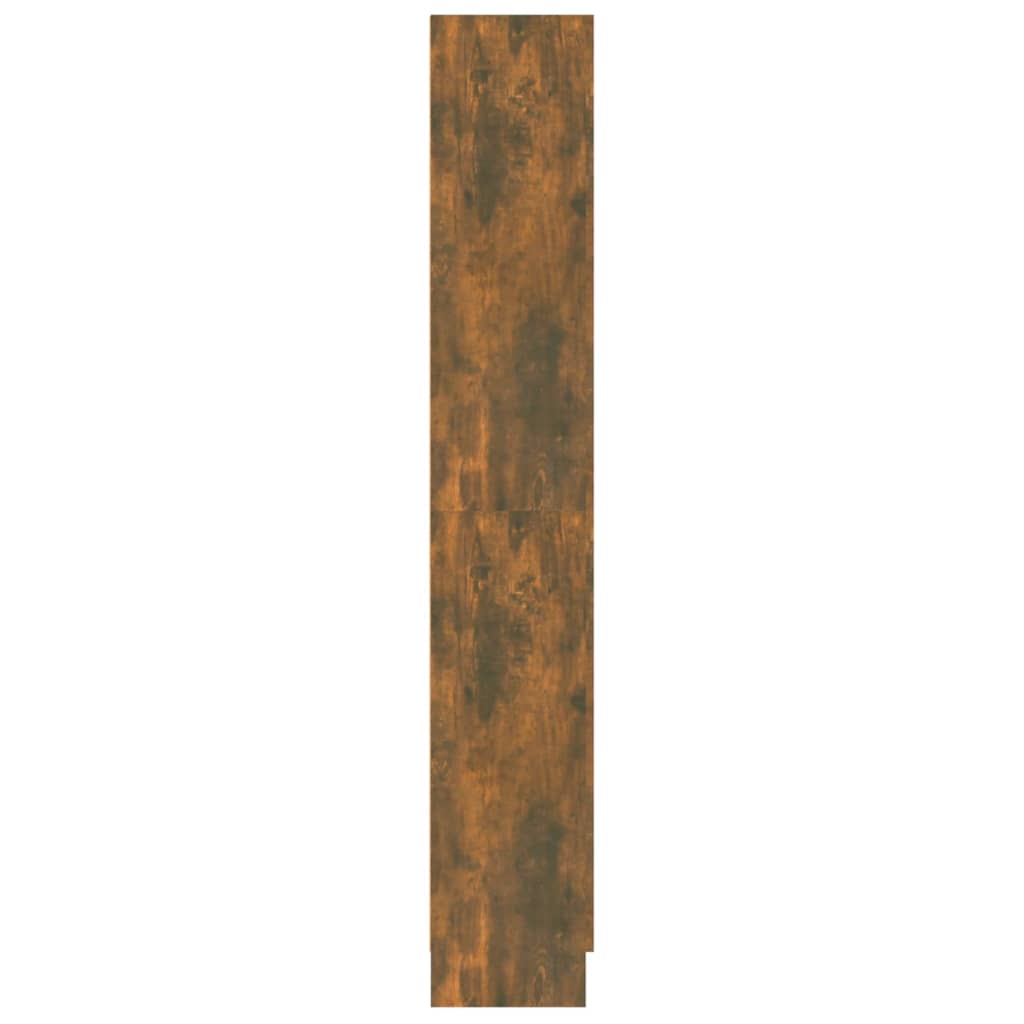 vidaXL füstös tölgyszínű fa fürdőszobaszekrény 82,5x30,5x185,5 cm
