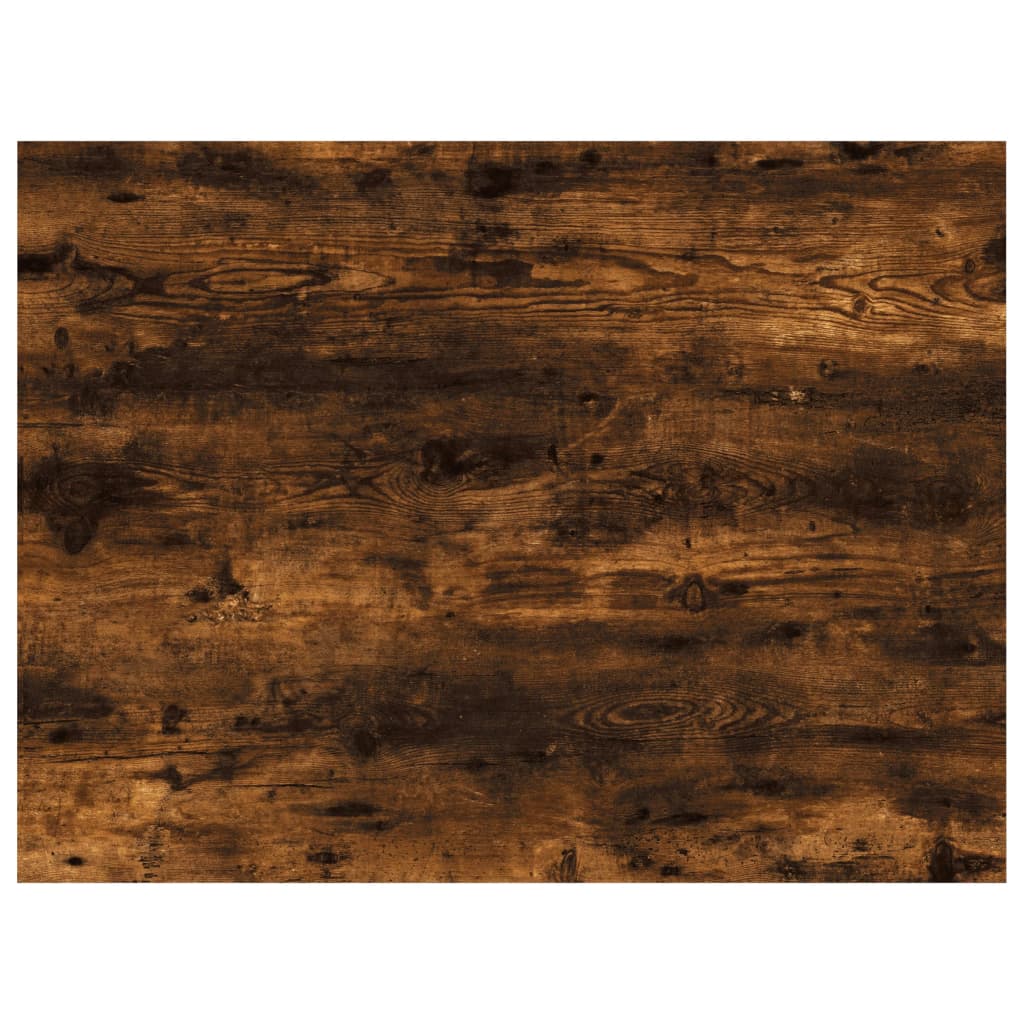 vidaXL 4 db füstös tölgy színű szerelt fa fali polc 40 x 30 x 1,5 cm