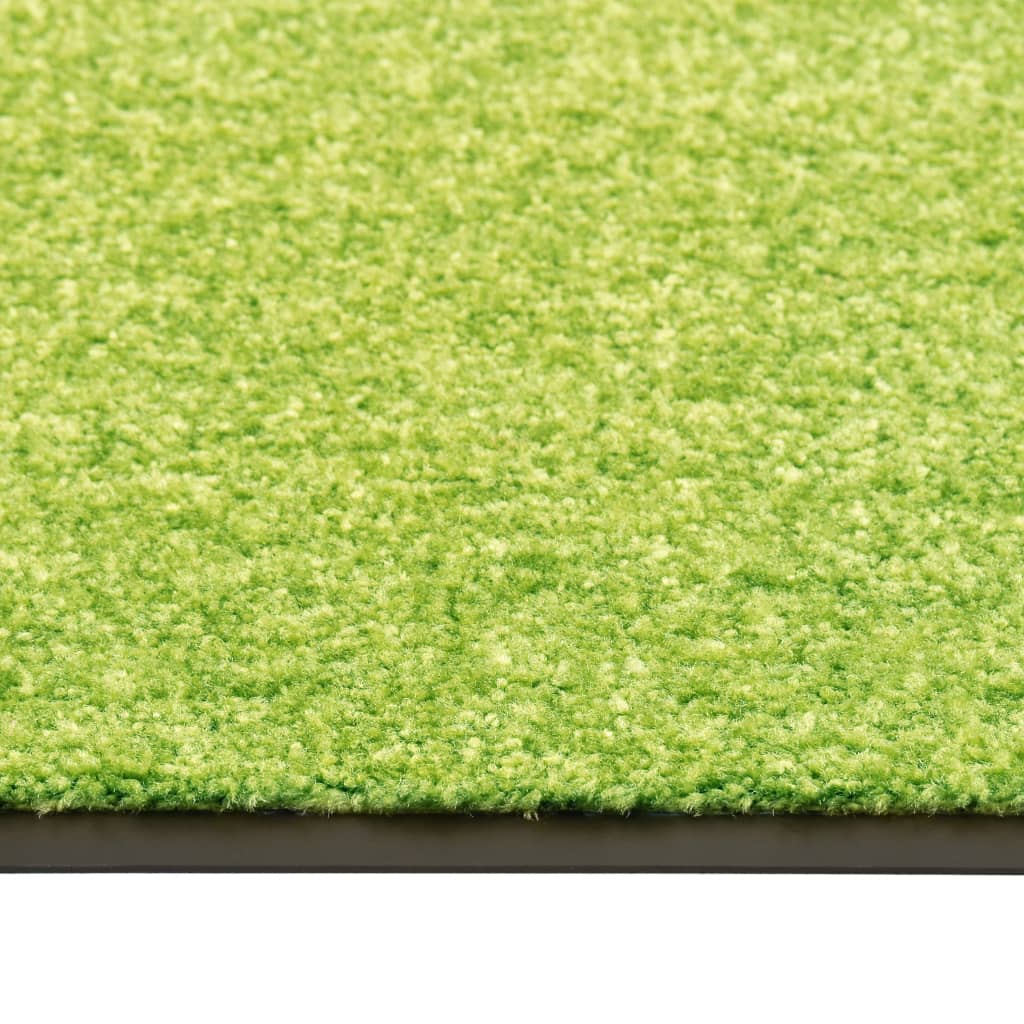 vidaXL zöld kimosható lábtörlő 120 x 180 cm