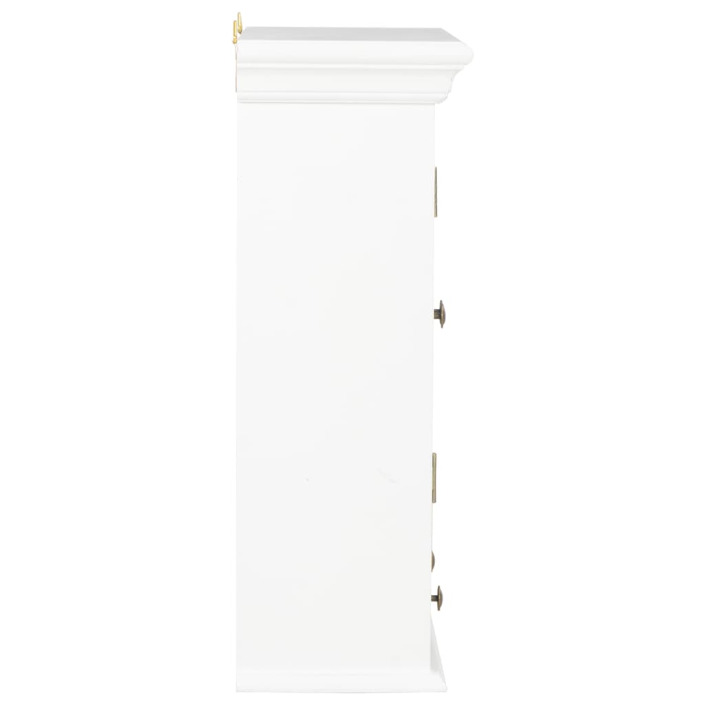 vidaXL fehér szerelt fa fali szekrény 49 x 22 x 59 cm