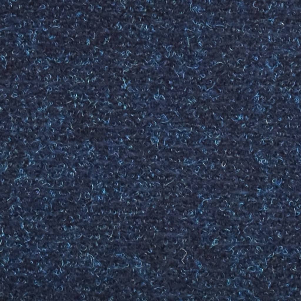 vidaXL 10 db kék tűlyukasztott öntapadó lépcsőszőnyeg 56 x 17 x 3 cm