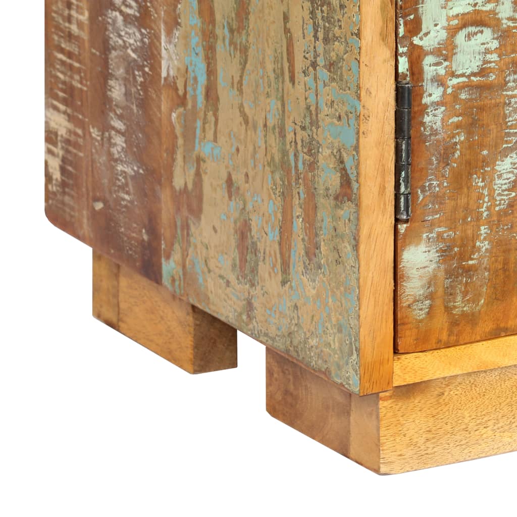 vidaXL tömör újrahasznosított fa könyvespolc 60 x 35 x 180 cm