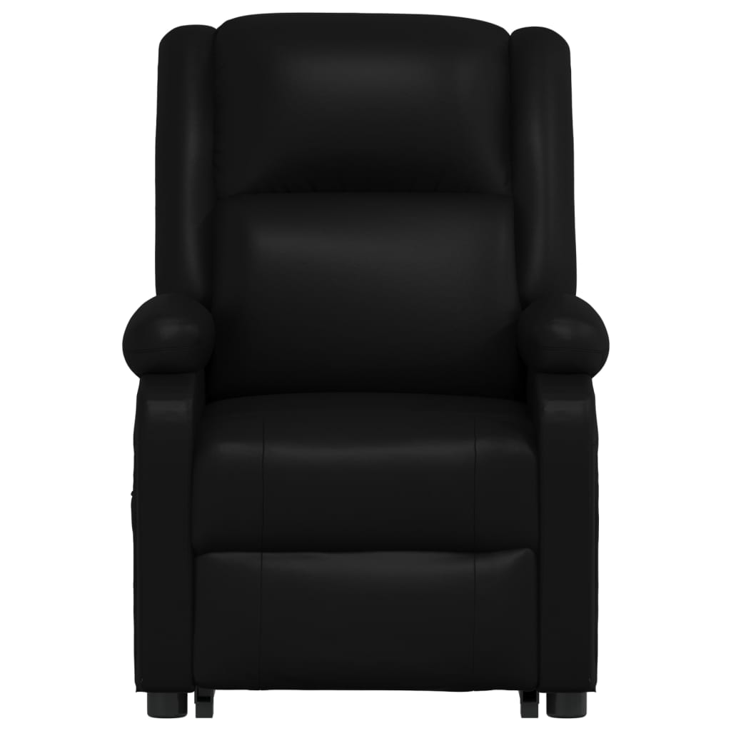 vidaXL fekete műbőr felállást segítő fotel