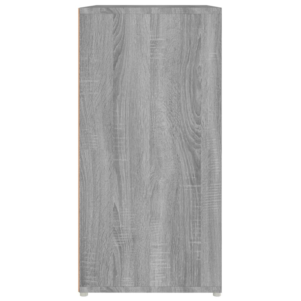 vidaXL szürke sonoma színű szerelt fa cipősszekrény 60 x 35 x 70 cm