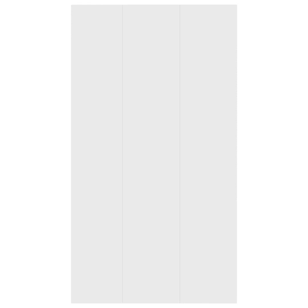 vidaXL fehér szerelt fa könyv-/tálalószekrény 66x30x98 cm