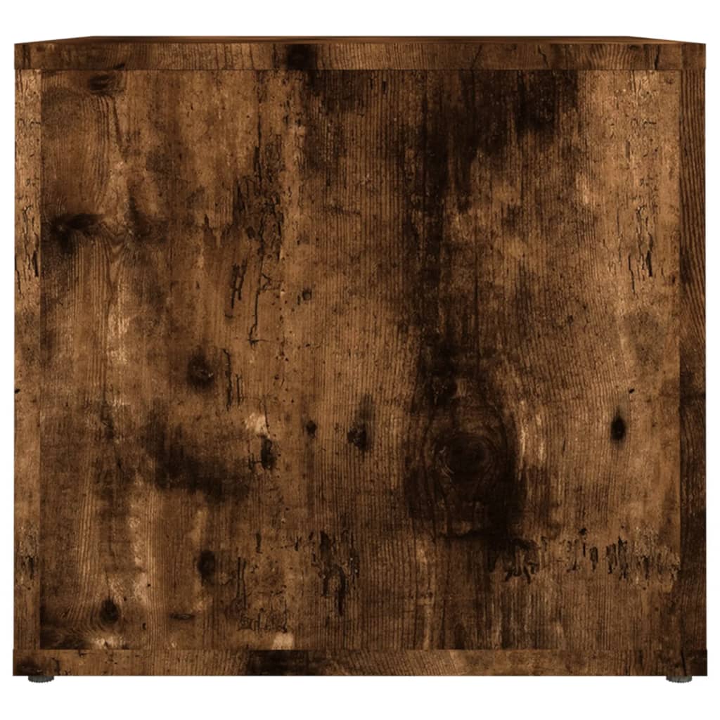 vidaXL füstös tölgyszínű szerelt fa éjjeliszekrény 41 x 40 x 36 cm