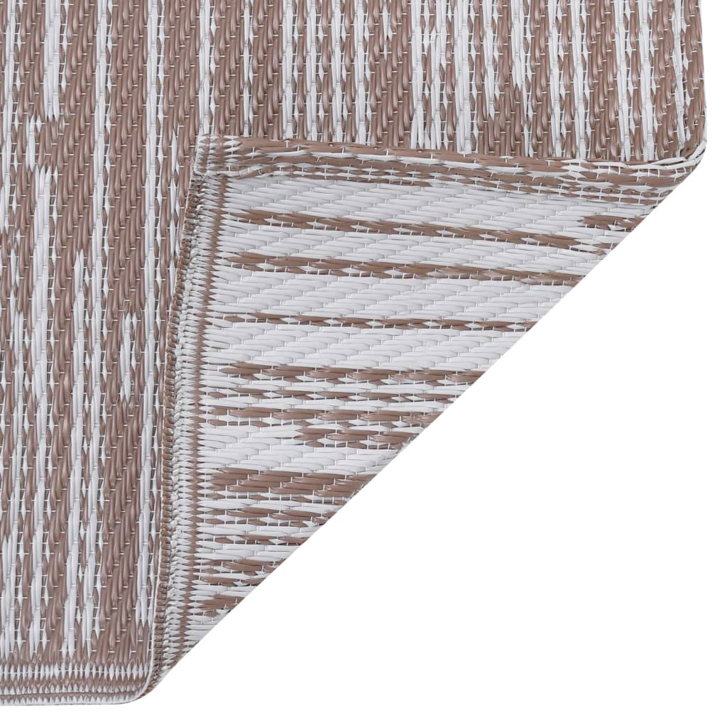 vidaXL barna PP kültéri szőnyeg 80 x 150 cm
