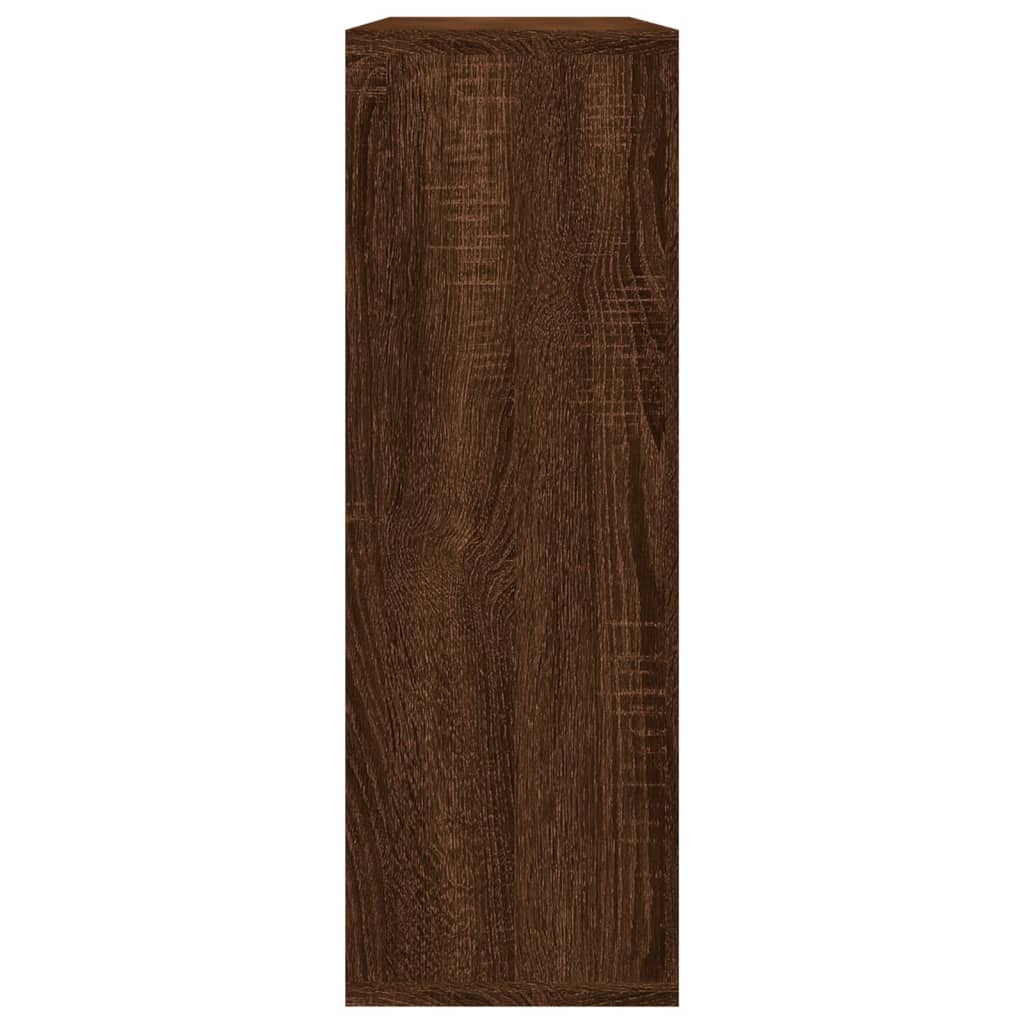 vidaXL barna tölgyszínű szerelt fa fali polc 104 x 20 x 58,5 cm