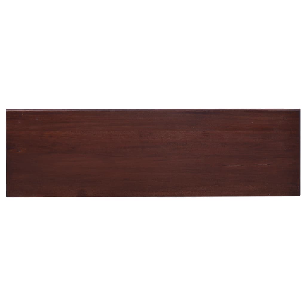 vidaXL klasszikus barna tömör mahagóni TV-szekrény 100 x 30 x 45 cm