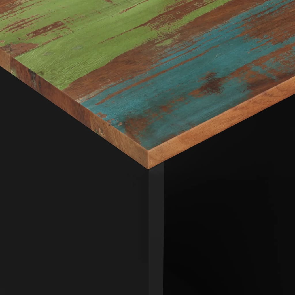 vidaXL tömör újrahasznosított és szerelt fa kisasztal 40 x 31 x 46 cm