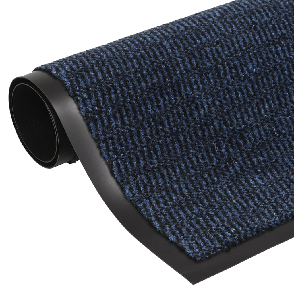vidaXL kék tűzött lábtörlő 60 x 180 cm