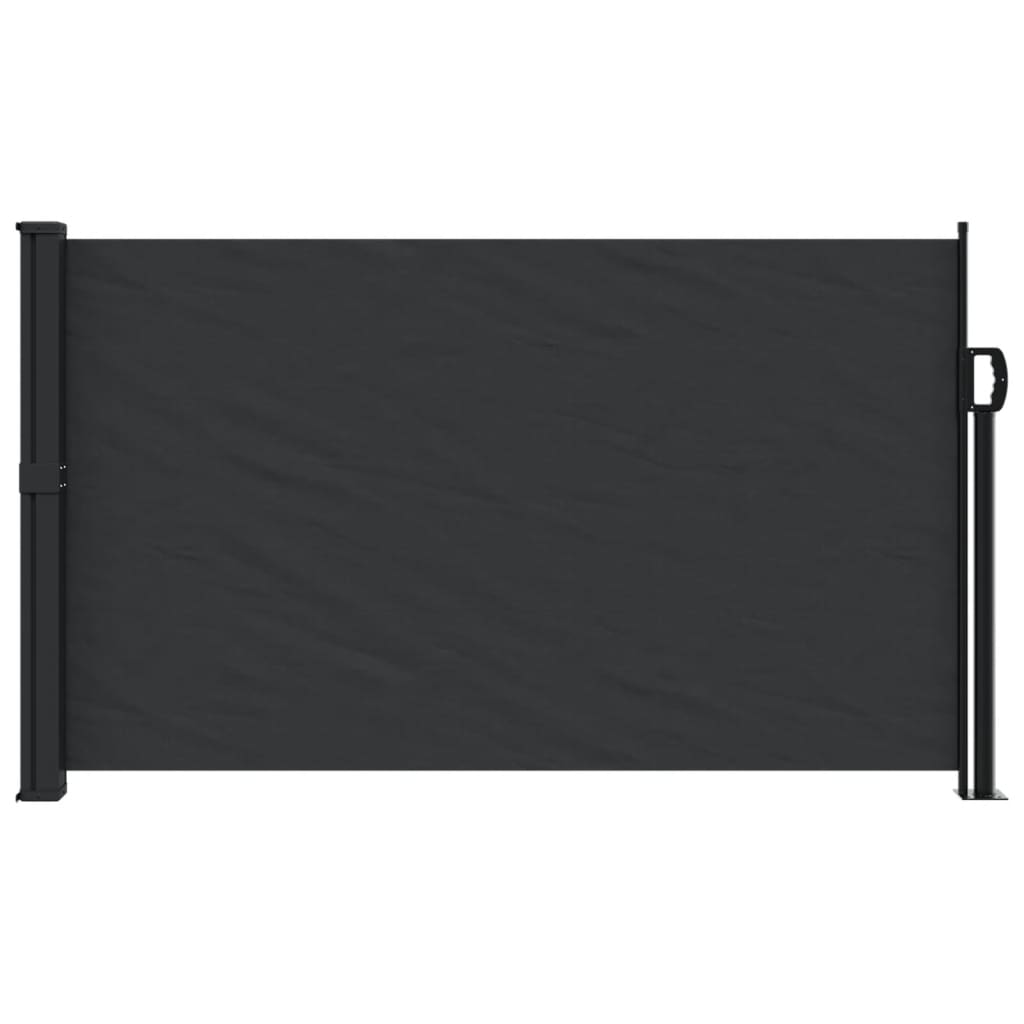 vidaXL fekete behúzható oldalsó napellenző 120 x 300 cm