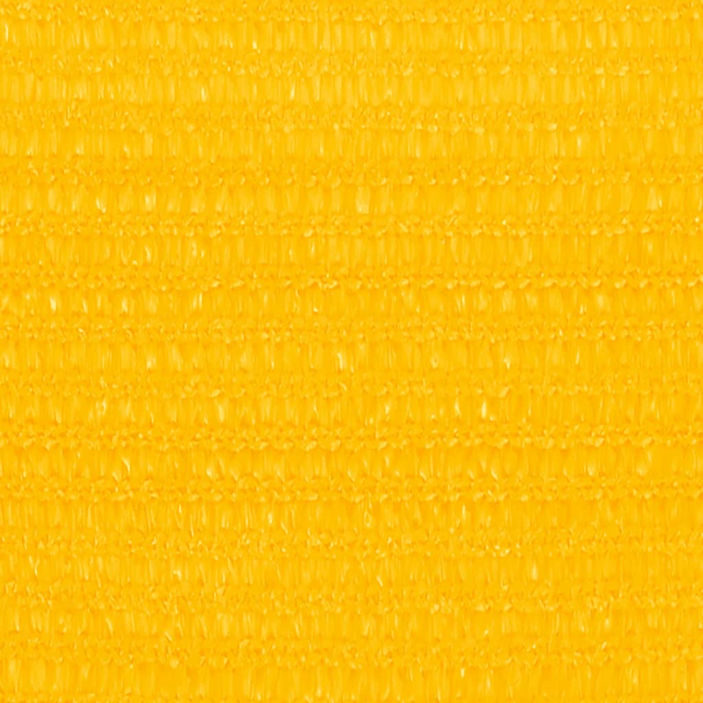 vidaXL sárga HDPE napvitorla 160 g/m² 2,5 x 4 m