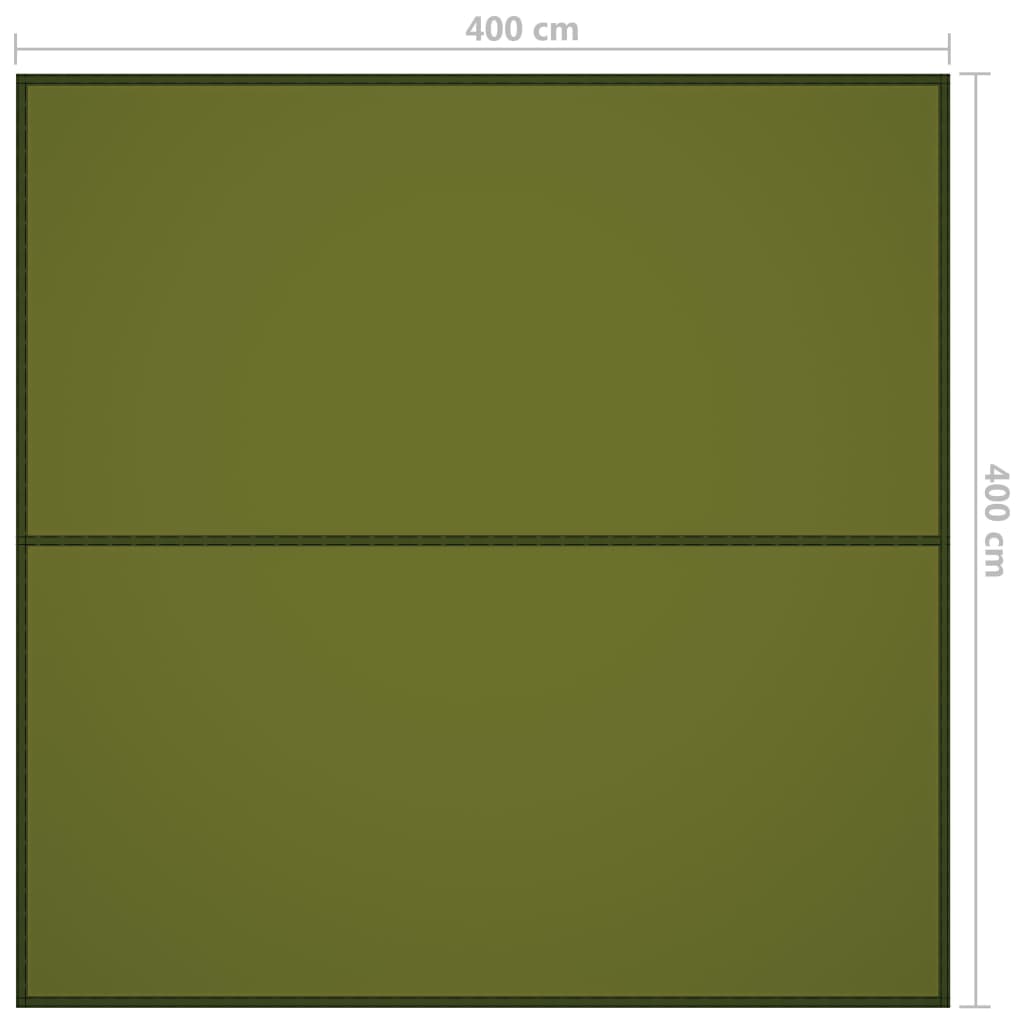 vidaXL zöld kültéri ponyva 4 x 4 m