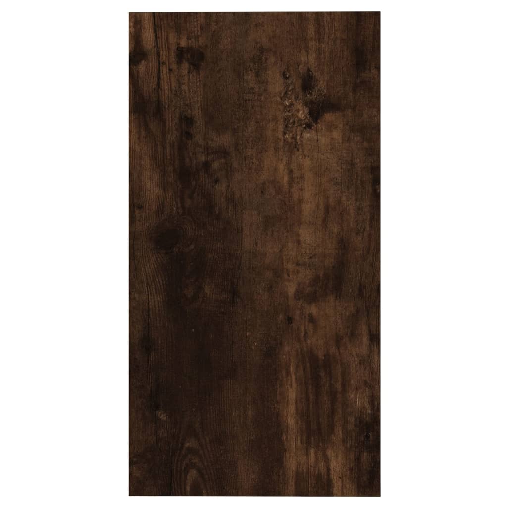 vidaXL füstös tölgyszínű szerelt fa kisasztal 50 x 26 x 50 cm