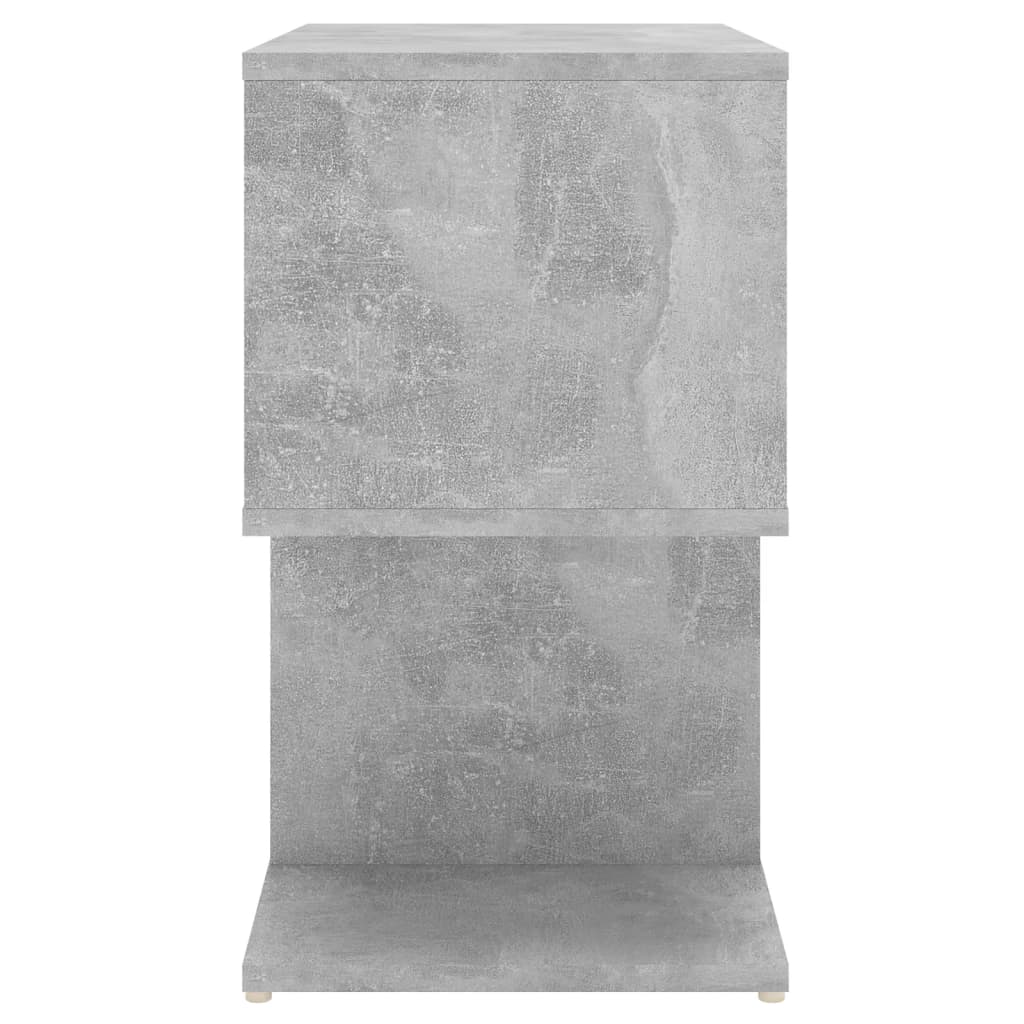 vidaXL betonszürke forgácslap éjjeliszekrény 50 x 30 x 51,5 cm