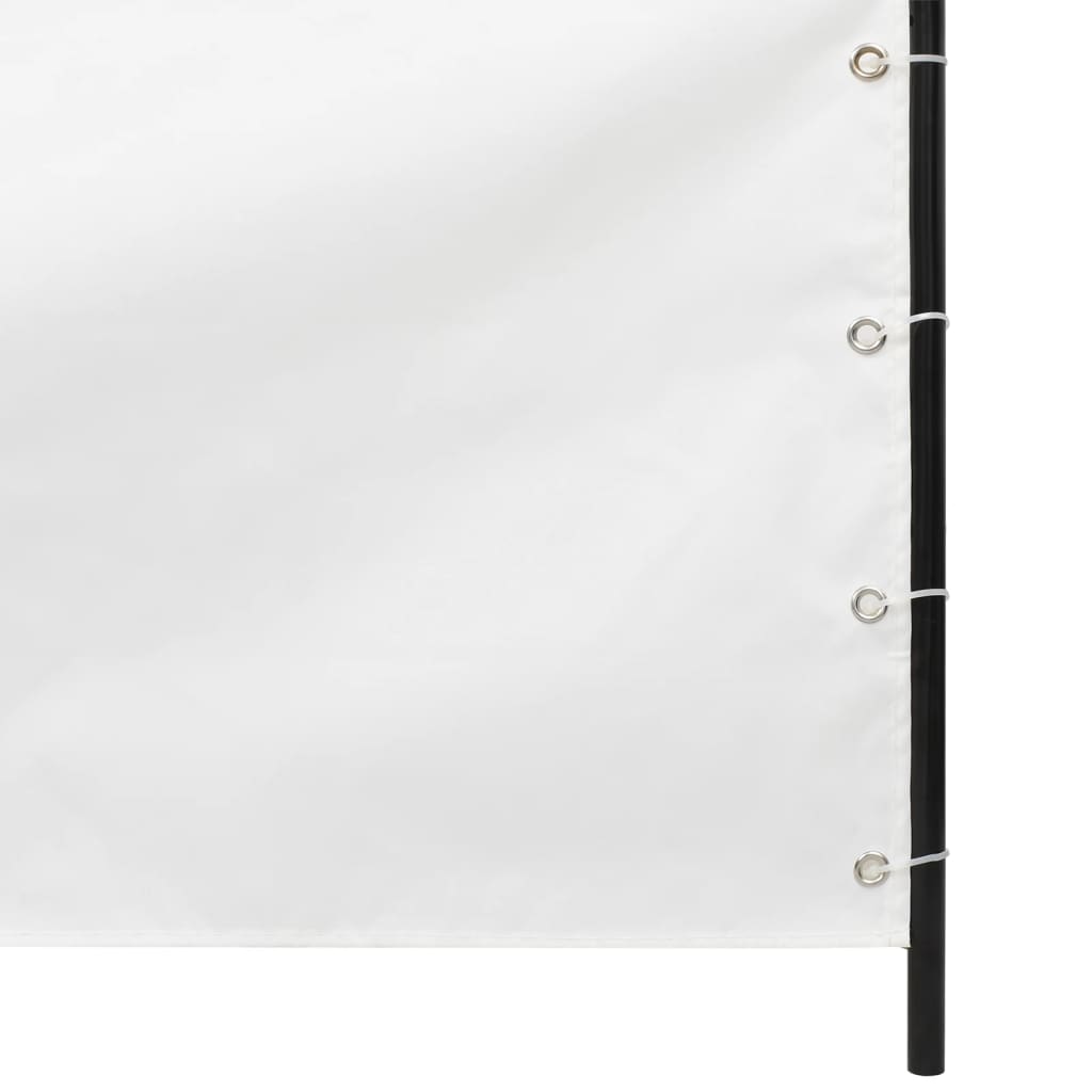 vidaXL fehér oxford-szövet erkélyparaván 100 x 240 cm