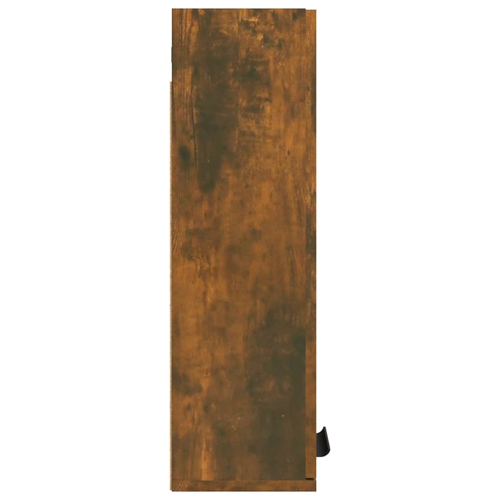 vidaXL füstös tölgy színű fali fürdőszobaszekrény 32 x 20 x 67 cm