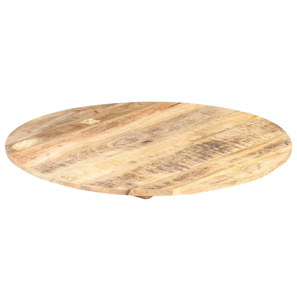 vidaXL kerek tömör mangófa asztallap 15-16 mm 80 cm