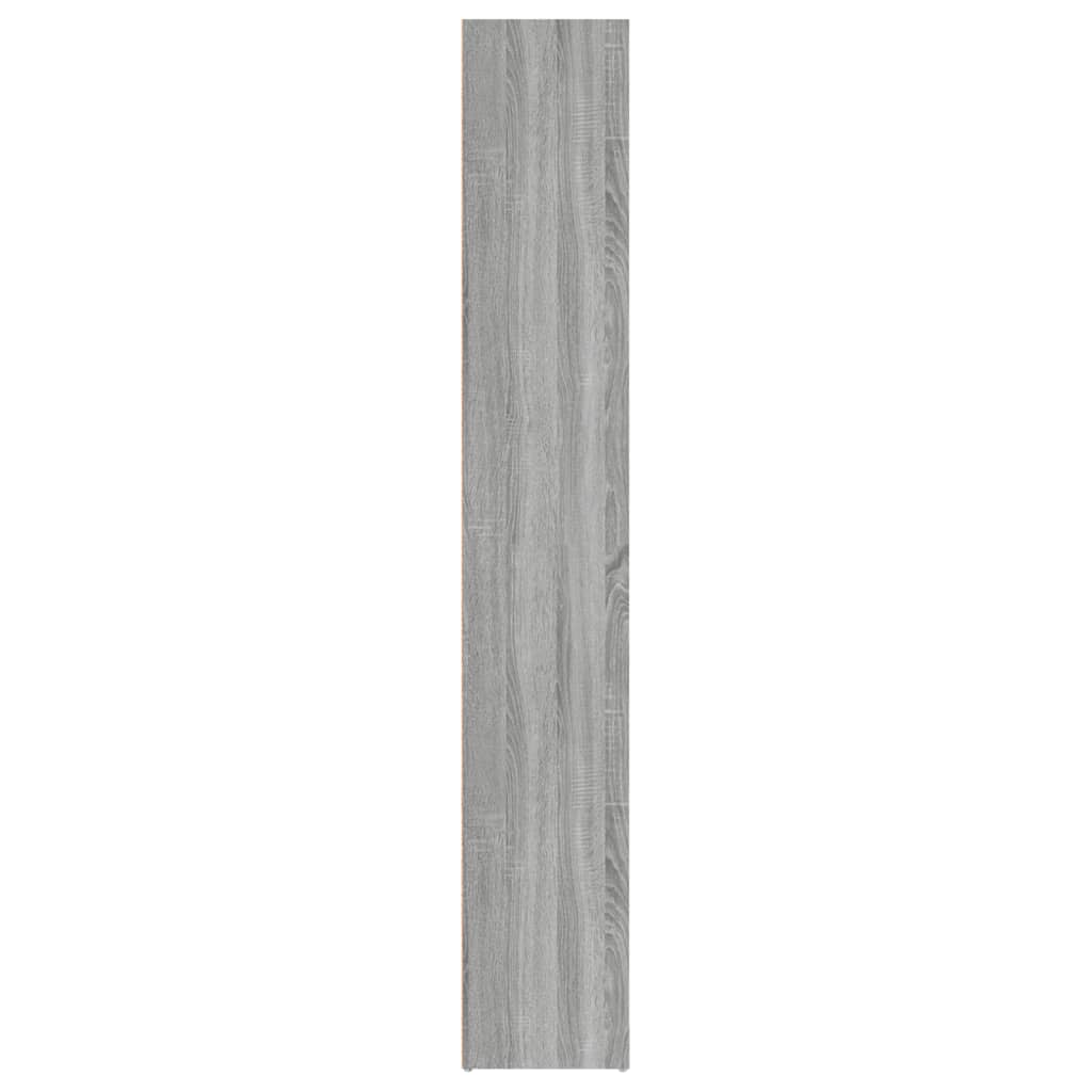 vidaXL szürke sonoma színű szerelt fa könyvszekrény 40x30x189 cm