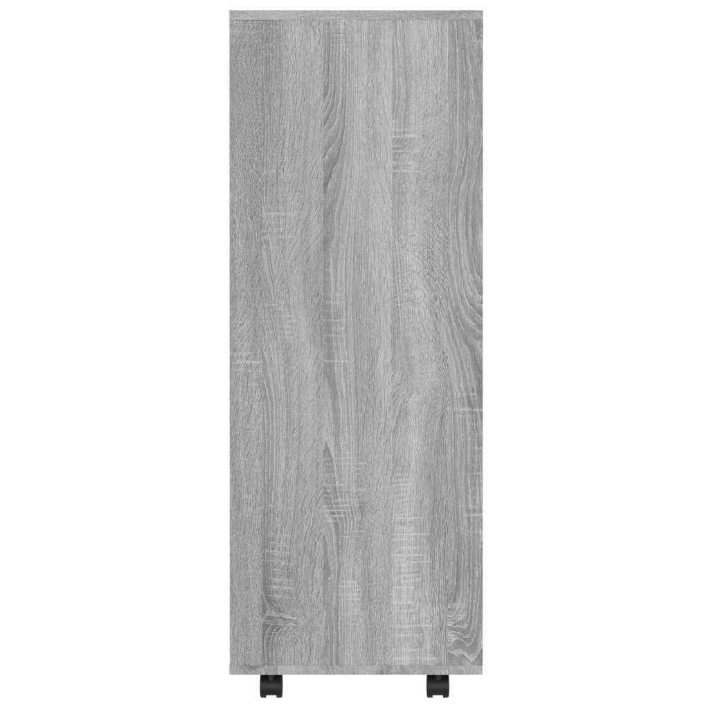 vidaXL szürke sonoma színű szerelt fa ruhásszekrény 80 x 40 x 110 cm