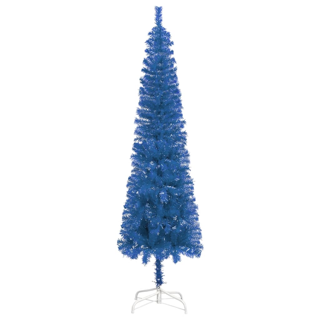 vidaXL kék vékony karácsonyfa 150 cm