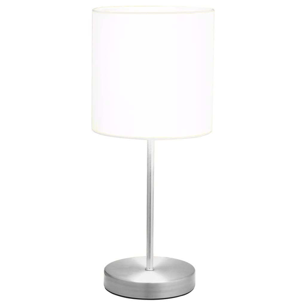 vidaXL 2 darab fehér asztali lámpa érintőgombbal E14