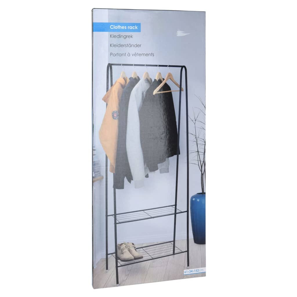 Storage solutions ruhaállvány 2 szinttel 61 x 34 x 152 cm