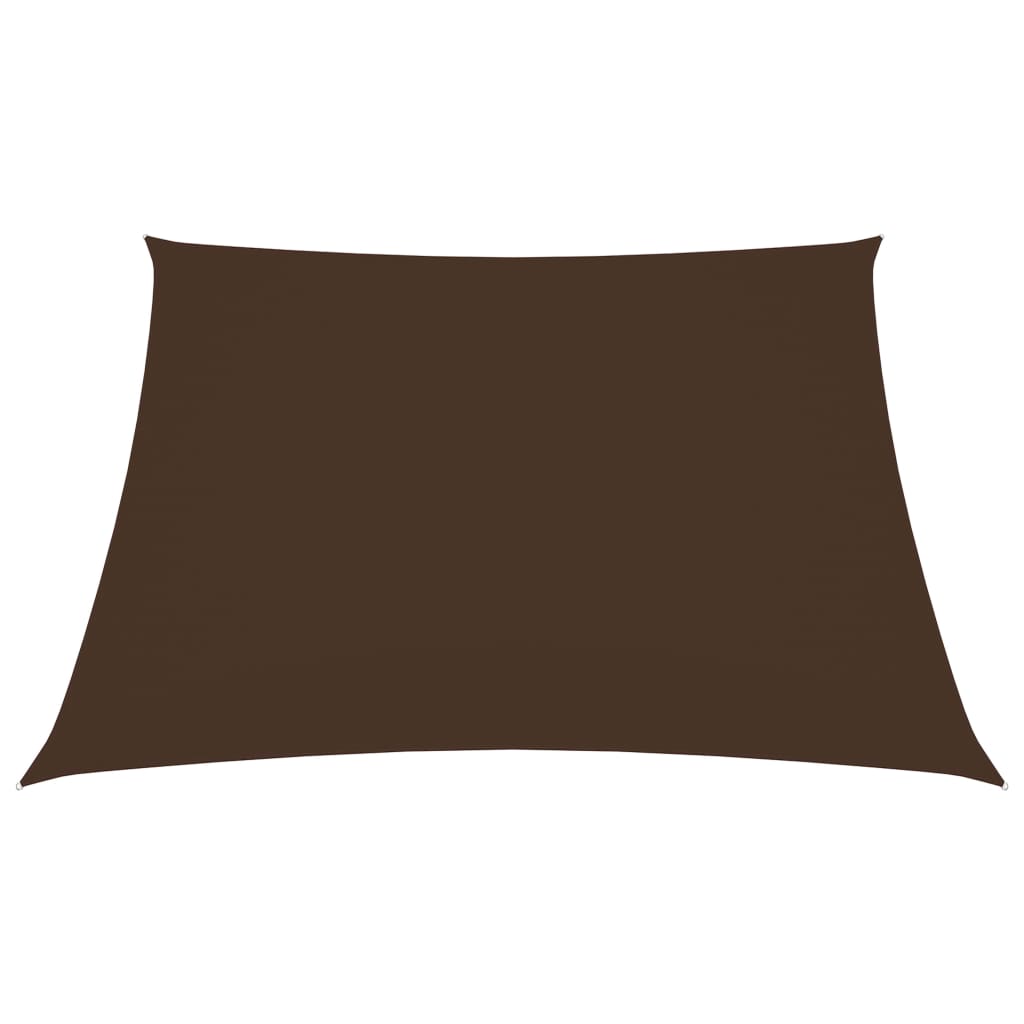 vidaXL barna négyzet alakú oxford-szövet napvitorla 2,5 x 2,5 m