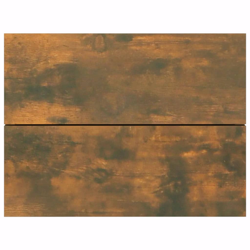 vidaXL 2 db füstös tölgyszínű szerelt fa éjjeliszekrény 40x30x30 cm
