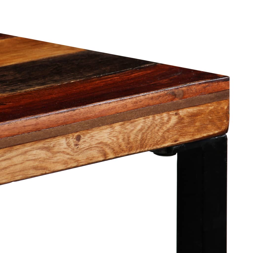 vidaXL újrahasznosított tömör fa bárasztal 70 x 70 x 106 cm