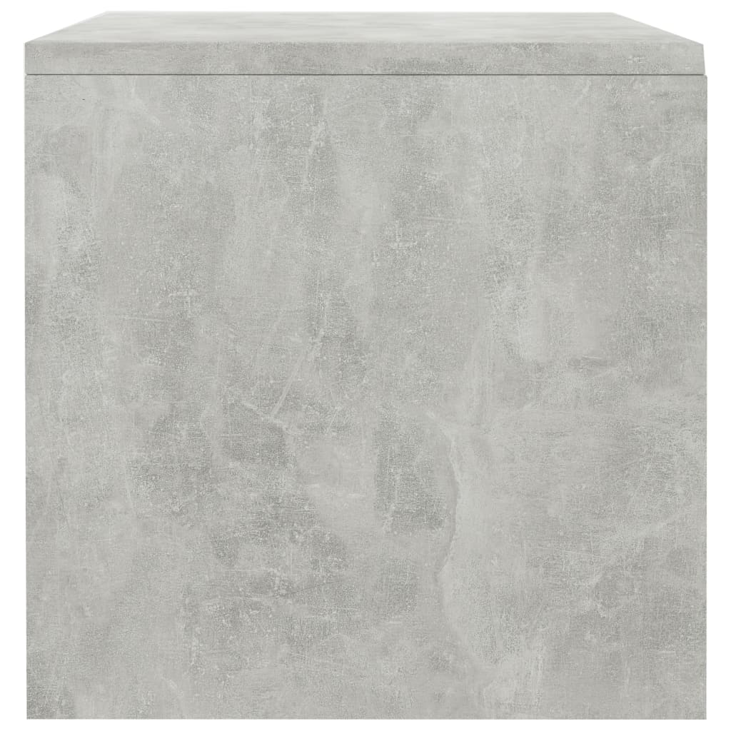 vidaXL betonszürke forgácslap éjjeliszekrény 40 x 30 x 30 cm