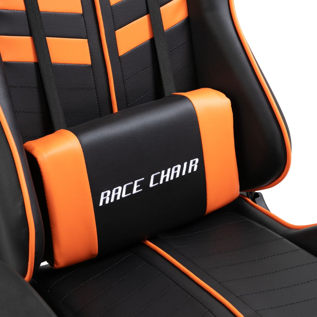 vidaXL narancssárga műbőr gamer szék