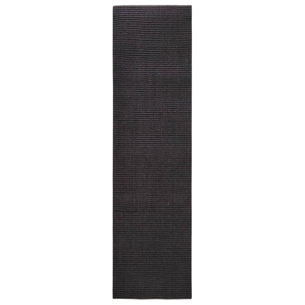 vidaXL fekete szizálszőnyeg kaparófához 80 x 300 cm