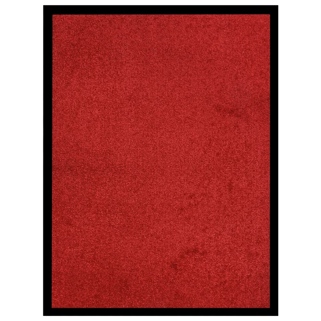 vidaXL piros lábtörlő 60 x 80 cm