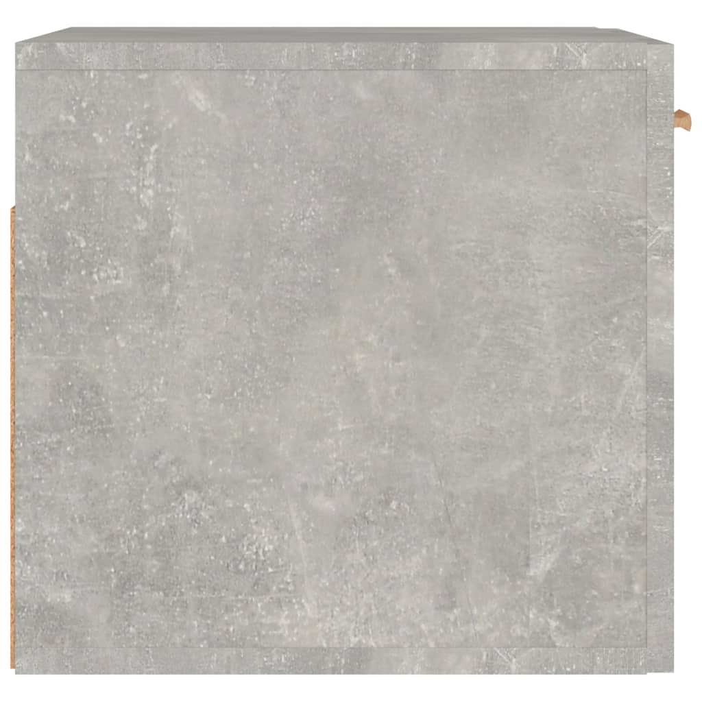 vidaXL betonszürke szerelt fa faliszekrény 80 x 35 x 36,5 cm