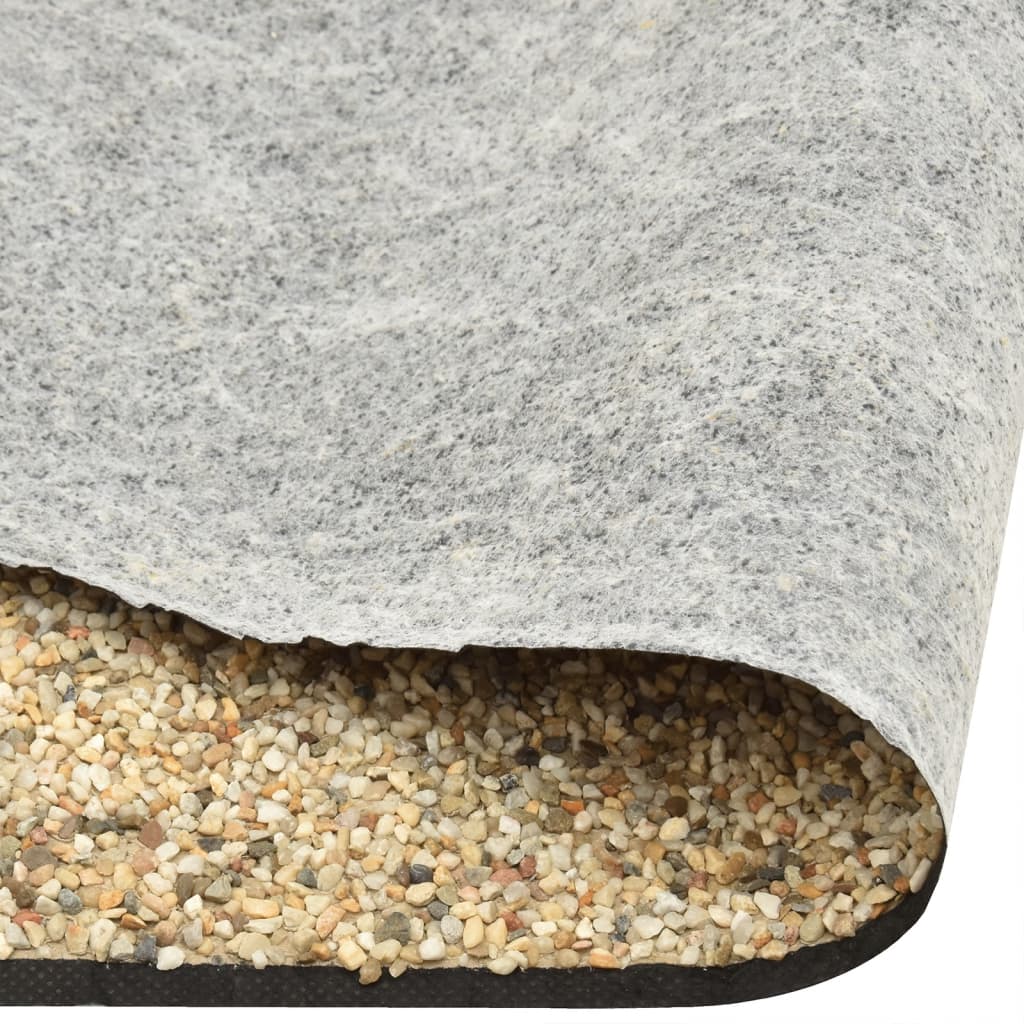 vidaXL természetes homok színű kőzúzalékos tófólia 400 x 100 cm